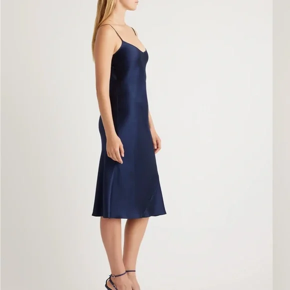 Quince Navy Blue Dress - Picture 6 of 7